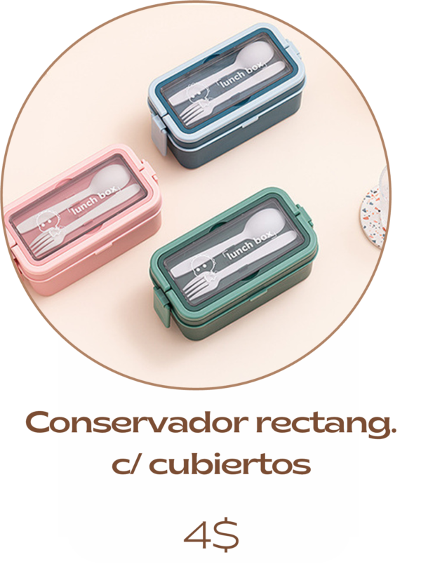 Conservador Rec. y cubiertos 2