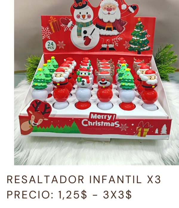 Resaltador infantil X3