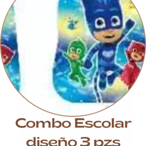 Combo Escolar diseno 3 pzs 3