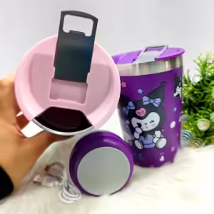 Vaso con destapador y corneta